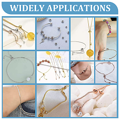 100шт 2 цвета латунные дистанционные бусины&nbsp;FIND-UN0015-57