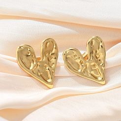 Серьги-гвоздики из нержавеющей стали 304&nbsp;EJEW-U047-22G