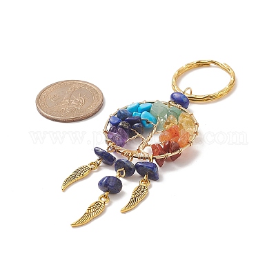 Брелок из натурального лазурита X1-KEYC-JKC00435-04-1