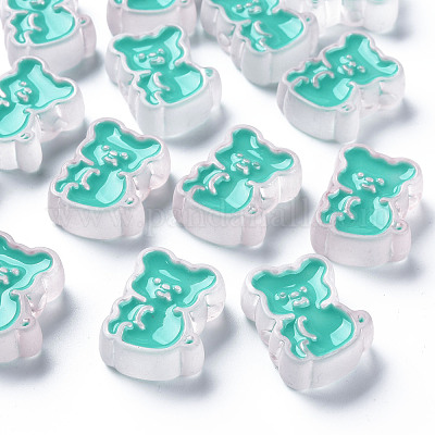 Прозрачные акриловые бусины MACR-S374-07B-07-1