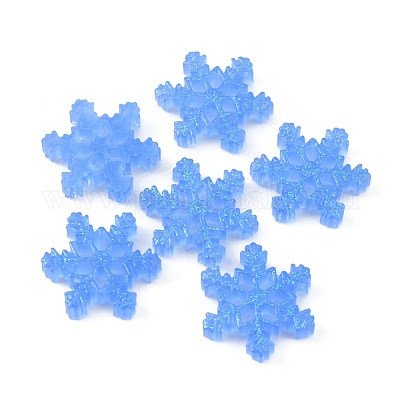 Рождественские полупрозрачные кабошоны из смолы RESI-WH0026-40B-02-1