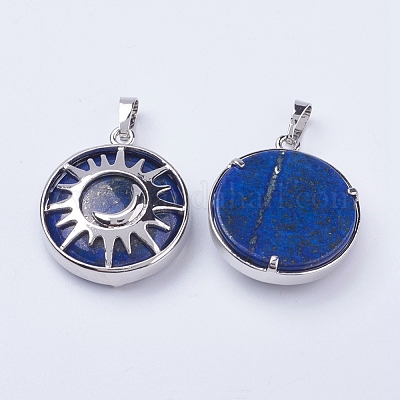 Природный лазурит подвески G-K234-B15-1