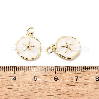 Латунь эмаль подвески KK-L237-022G-01-1