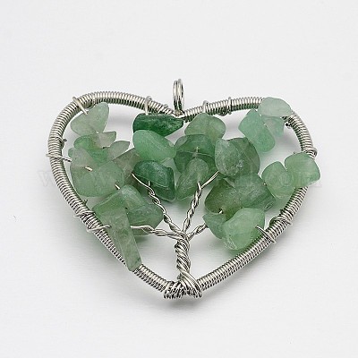 Подвески латуни драгоценных камней G-F181-03-1