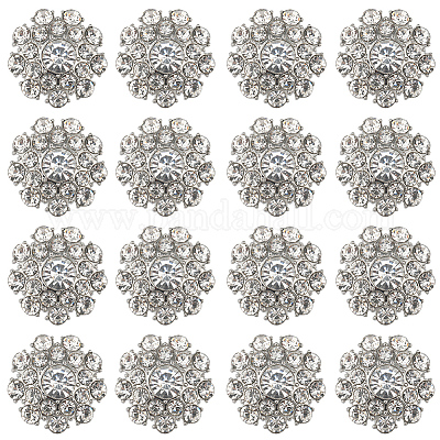 16 шт. пуговицы из сплава с 1 отверстиями BUTT-GF0001-27-1