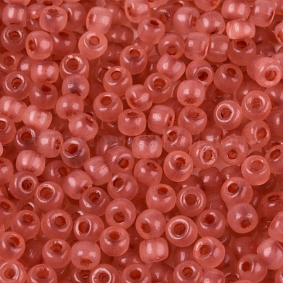 6/0 прозрачный внутри цветной стеклянный бисер SEED-N008-08K-1