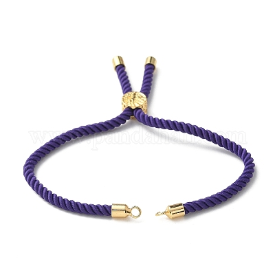 Изготовление браслетов из хлопка KK-F758-03-07-G-1