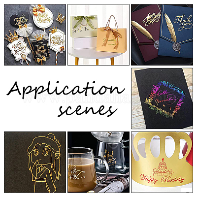 Фольга для горячего тиснения домашних животных DIY-WH0374-16A-1