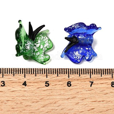 Прозрачные бусины лэмпворк LAMP-F037-01B-1