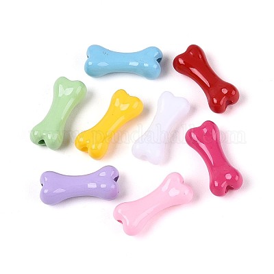 Непрозрачные акриловые бусины с распылением&nbsp;OACR-N156-04-1