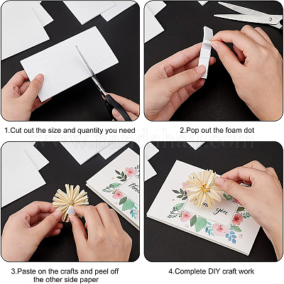 20 лист 2-х видов наклеек на пенопластовой подложке AJEW-BC0001-79-1