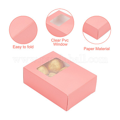 Прямоугольные бумажные складные подарочные коробки CON-WH0094-46C-01-1