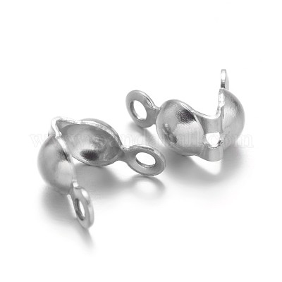 Наконечники бусин из нержавеющей стали марки 304 X-STAS-M213-09-1