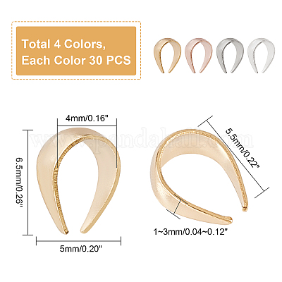 120 шт. 4-х цветные защелкивающиеся скобы из нержавеющей стали R 304 STAS-UN0023-94-1