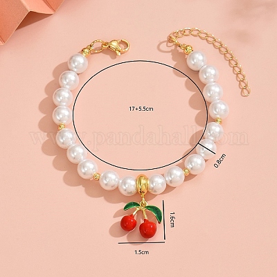 Латунь эмаль шарм браслеты GU0382-1-1