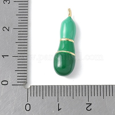 Латунь эмаль подвески KK-E093-03G-I-01-1