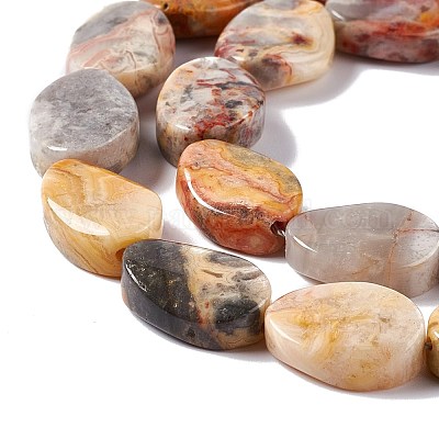 Натуральные сумасшедшие кружевные агатовые бусины G-M208-14-1
