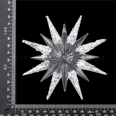 Рождественский акриловый кулон HJEW-B008-01-1