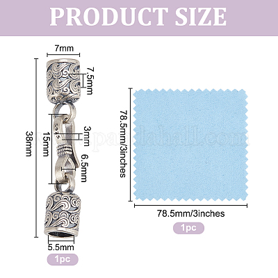 1 шт. застежки-крючки и S-образные крючки из стерлингового серебра s925 STER-GO0001-69-1