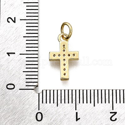 Латунные микро проложить кубического циркония подвески KK-Z100-39G-03-1