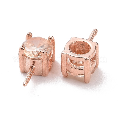 925 подпорка из стерлингового серебра STER-D035-47RG-02-1