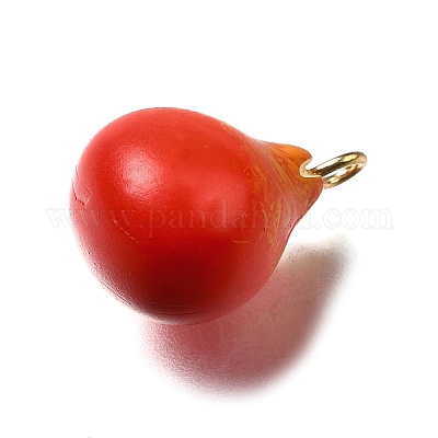 Латунные подвески из акрила OACR-R006-04G-01-1