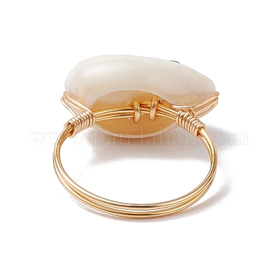 4 шт. медные проволочные кольца для пальцев RJEW-TA00176-1