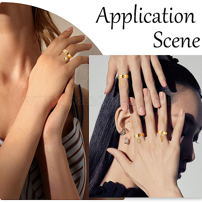 Набор для самостоятельного изготовления кольца-манжеты DIY-SC0023-58-1