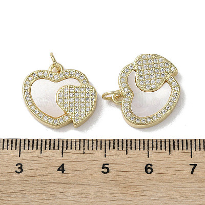 Латунные микро проложить кубического циркония подвески KK-G485-34H-G-1