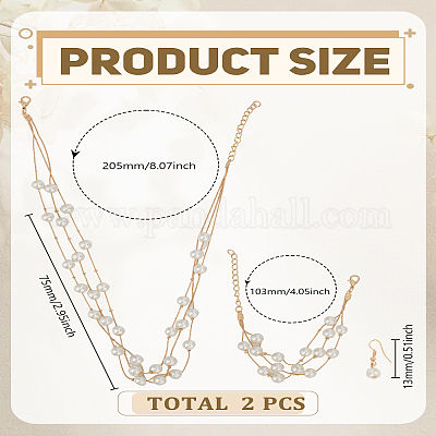 Пластиковые серьги-гвоздики с искусственным жемчугом&nbsp;SJEW-LP0001-94-1