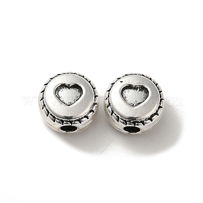 Сплавочные овальные бусины тибетского стиля  PALLOY-P302-09B-AS-1