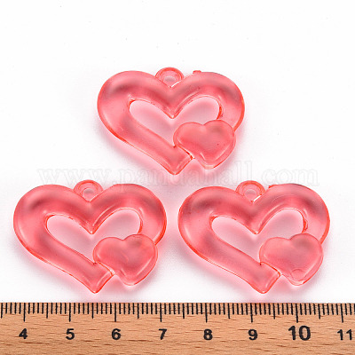 Прозрачные акриловые бусины TACR-S154-57B-910-1