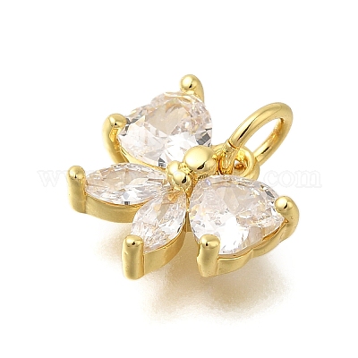 Стойки обшивки латунь микро проложить кубическую прелесть диоксида циркония KK-I716-22G-02-1