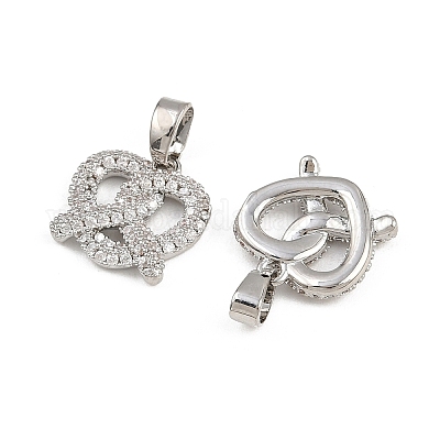 Латунные микро проложить кубического циркония подвески KK-A269-53P-1