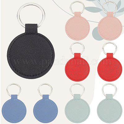 Брелок из искусственной кожи 10 цвета KEYC-CL0001-10-1