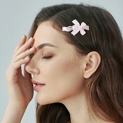 Заколки для волос из цинкового сплава и железа из кожи аллигатора PHAR-SP0001-04B-1