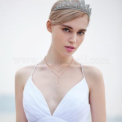 925 двухслойное ожерелье из стерлингового серебра JN635B-1