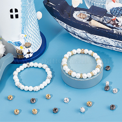 60шт 3 цвета латунные дистанционные бусины KK-SC0003-98-1