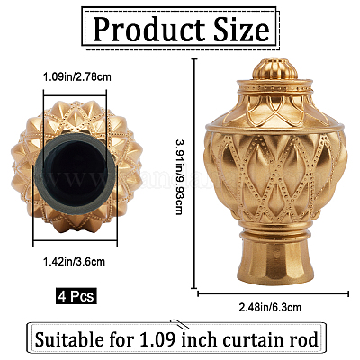 Пластиковые головки для карнизов FIND-WH0021-33A-1