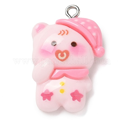 Подвески из непрозрачной смолы на тему сна RESI-G105-09C-1