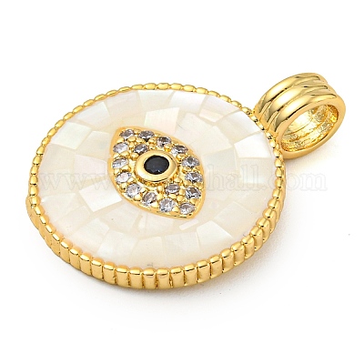 Покрытие стойки латунь микропаве прозрачные подвески из кубического циркония KK-Z063-14G-02-1