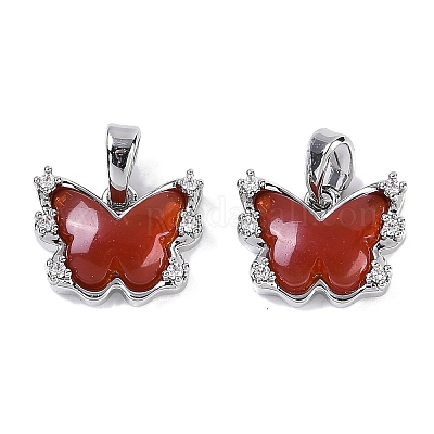 Латунные микро проложить кубического циркония подвески KK-U043-37P-01-1