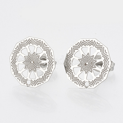 Фурнитура для сережек-гвоздиков из нержавеющей стали марки 304 STAS-S079-37B-1