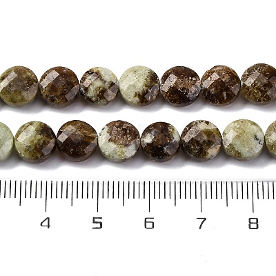 Естественный зеленый гранат бисер нитей G-C179-A32-03-1