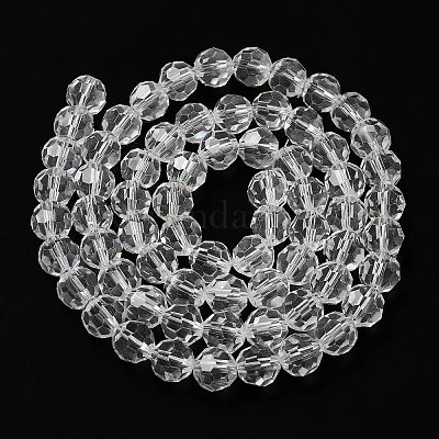 Прозрачные стеклянные бусины EGLA-A035-T10mm-D19-1