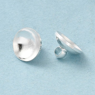 Кулон поручитель с колпачком из латунного бисера&nbsp;KK-E446-02S-1