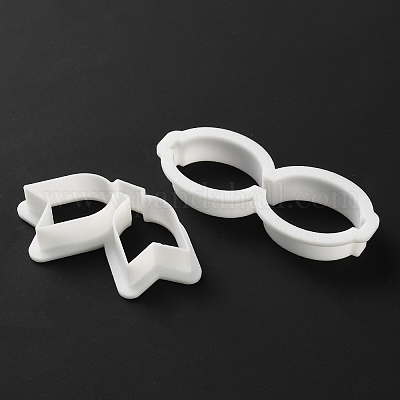 3шт пластиковая форма DIY-WH0308-634B-1