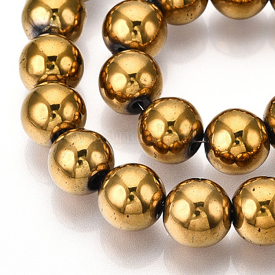 Немагнитные синтетический гематит бисер пряди X-G-S096-12mm-2-1