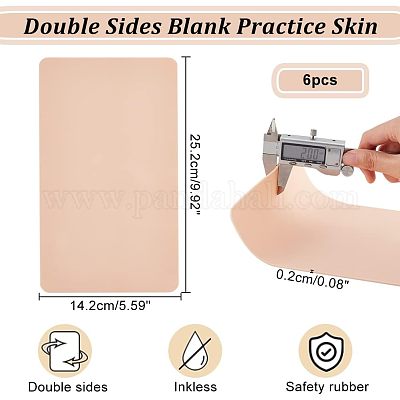 Микроблейдинг силиконовый татуаж бровей практика кожи MRMJ-WH0075-33-1