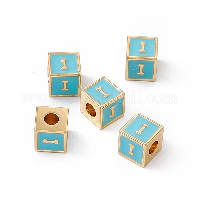 Стойки покрытие латунь эмаль бисер KK-B060-04G-06I-1